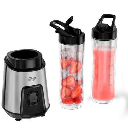 Liquidificador Portátil Wap Blender Go Wbg600 700ml Com 4 Lâminas