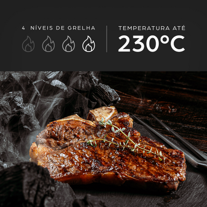 AIR FRYER BARBECUE HEAT DIGITAL 6,6L PROSDÓCIMO