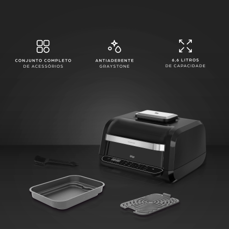 AIR FRYER BARBECUE HEAT DIGITAL 6,6L PROSDÓCIMO