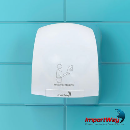Secador de Mãos Automático Sensor Importway 12m/s 1500W 127V