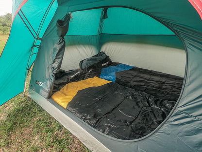 Saco de Dormir Solteiro NTK Viper Preto e Laranja