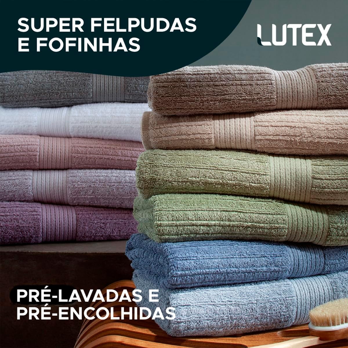 Kit Jogo de Toalhas Gigante Buddemeyer 4 Peças Banho e Rosto Cinza