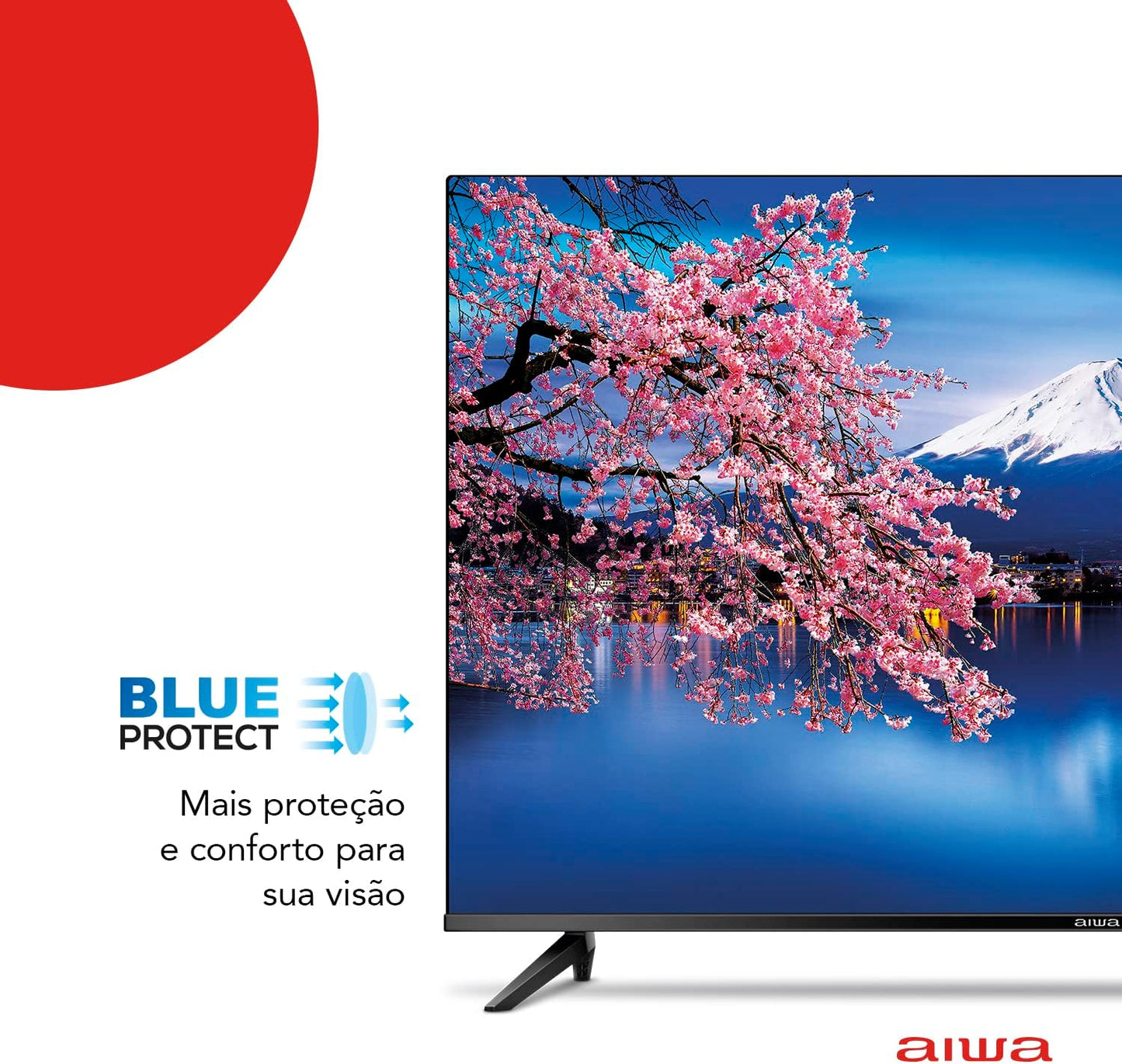 Smart TV AIWA 43” Android Full HD Borda Ultrafina HDR10 Dolby Áudio