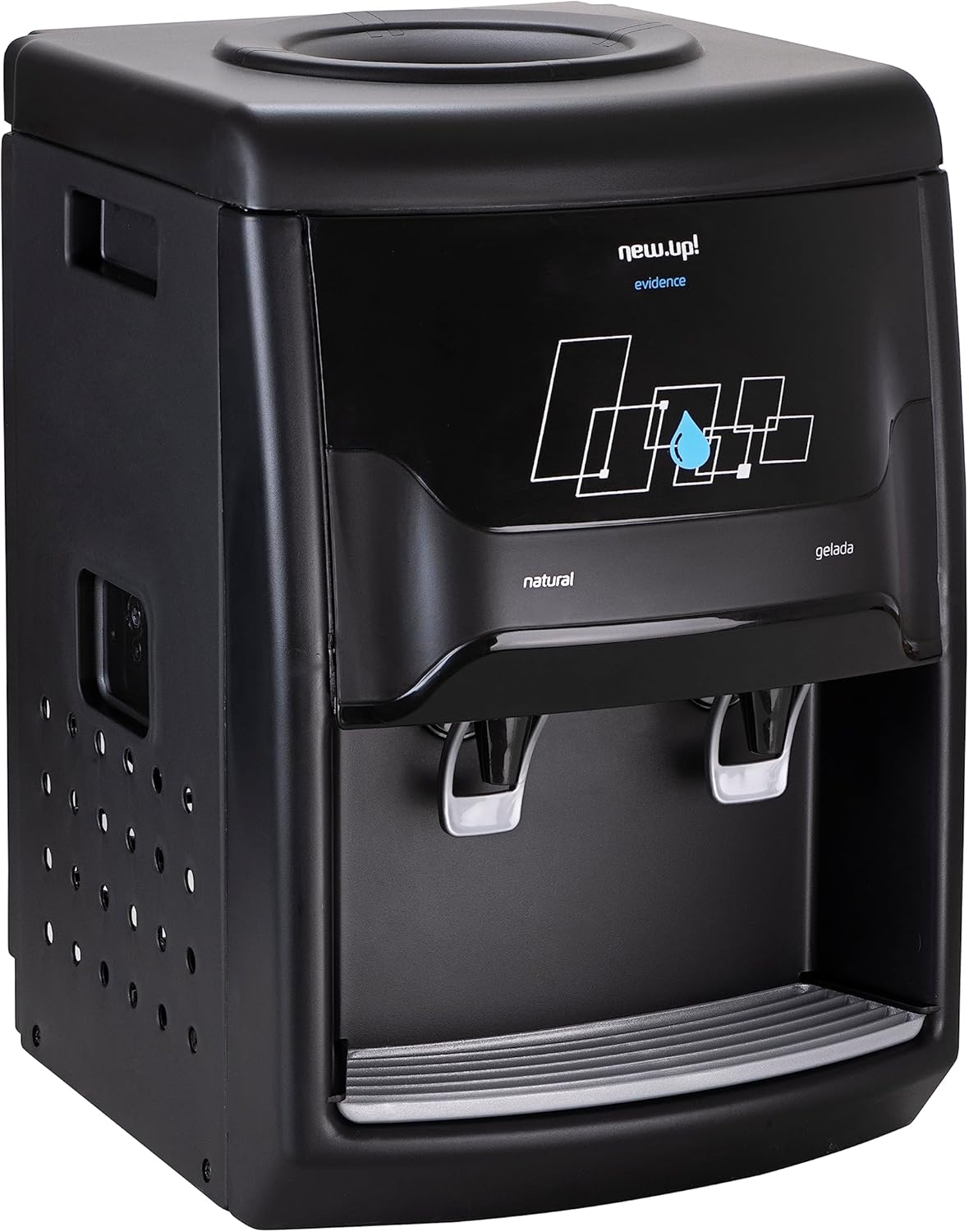 Bebedouro de Mesa Evidence Preto New.up Refrigerado