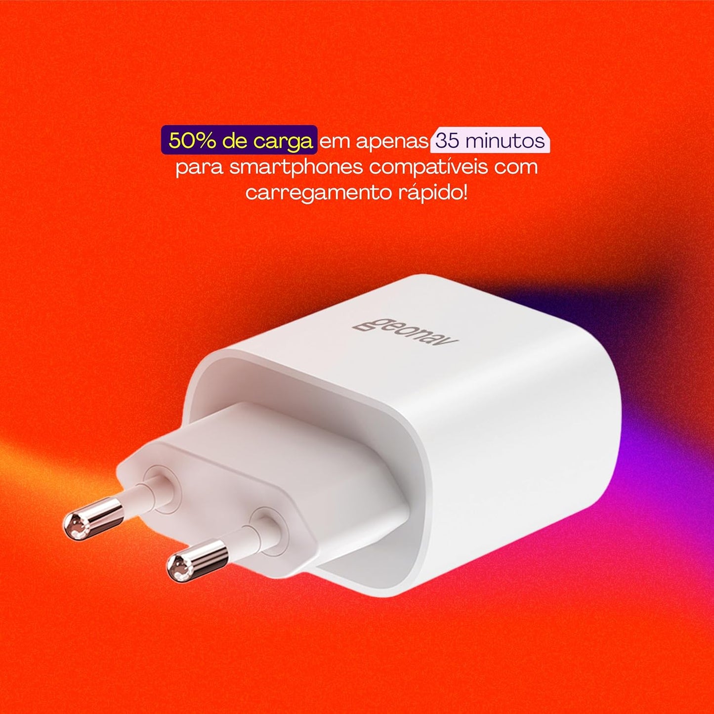 Carregador SuperPower 25W – Carregador Ultrarrápido para Smartphones