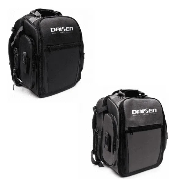 Mochila De Pesca Daisen Com 3 Estojos Black Grey Para Pesca