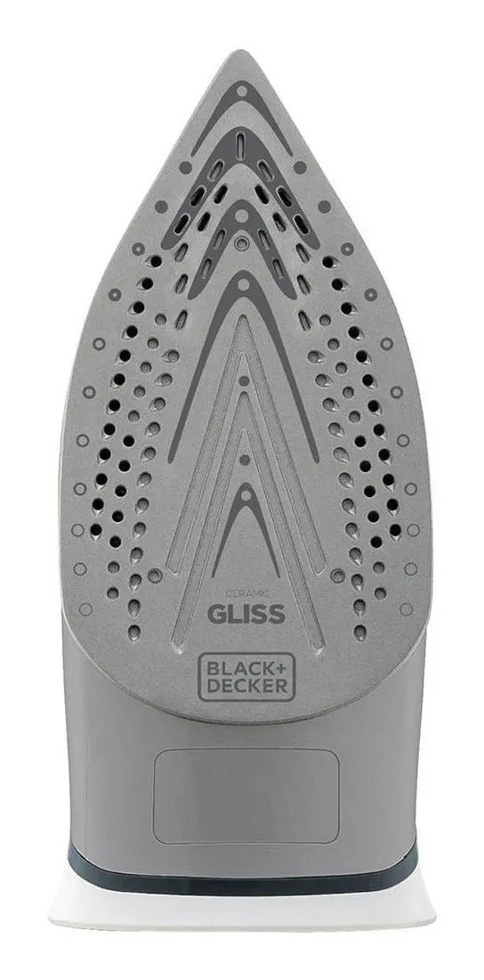 Ferro de Passar a Vapor Black+Decker FX3060-BR 127V 1200W Base Ceramic Gliss Anti Gotejamento Azul