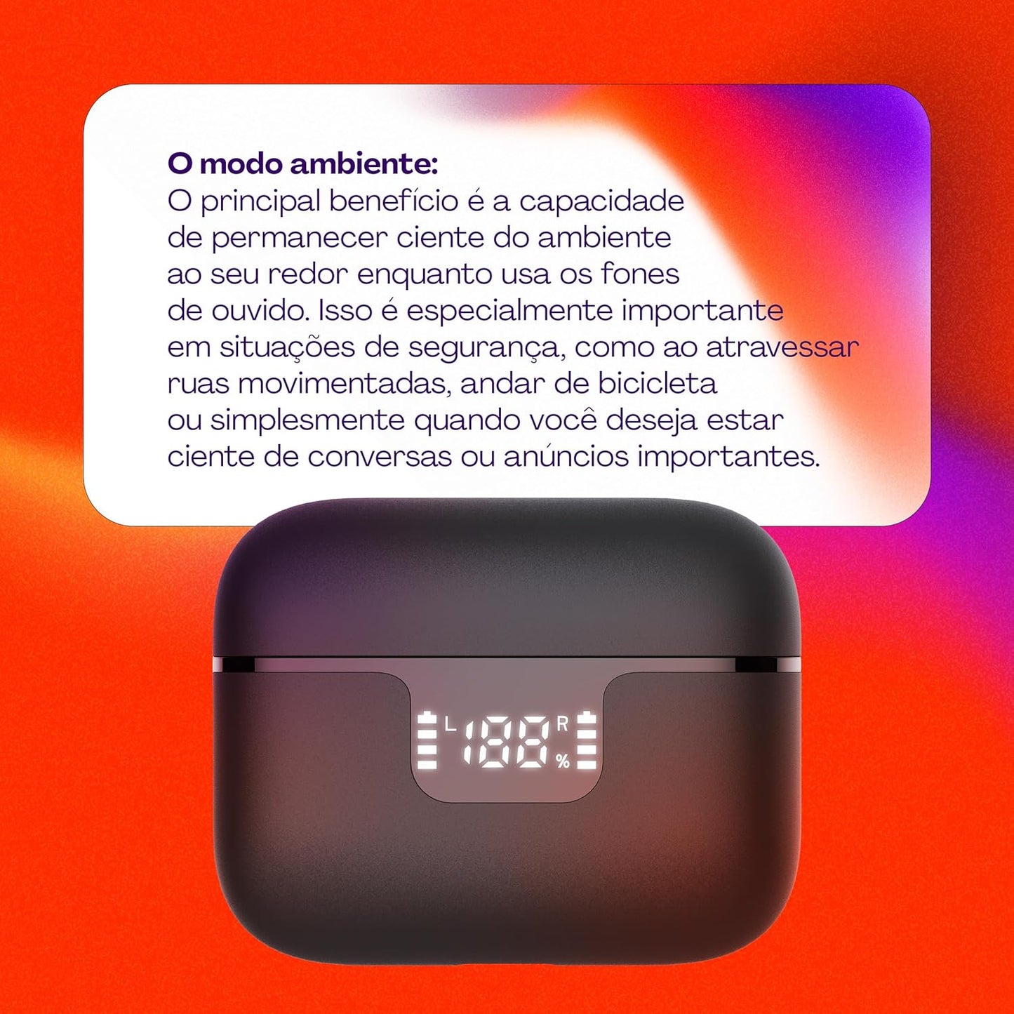 Fone de Ouvido Geonav Bluetooth HarmonyWave