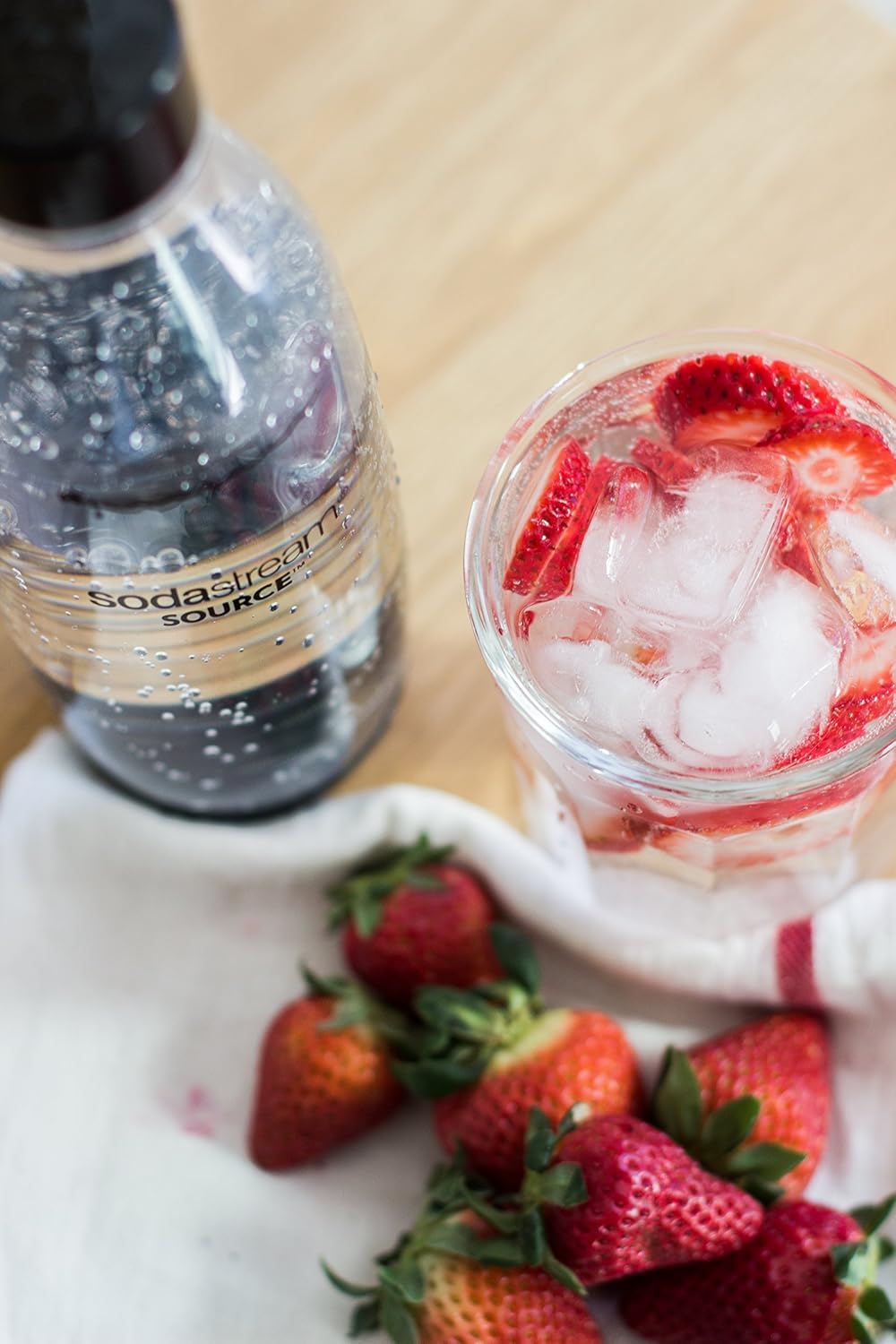 Conjunto de 2 Garrafas Plásticas 1 Litro SodaStream Preta