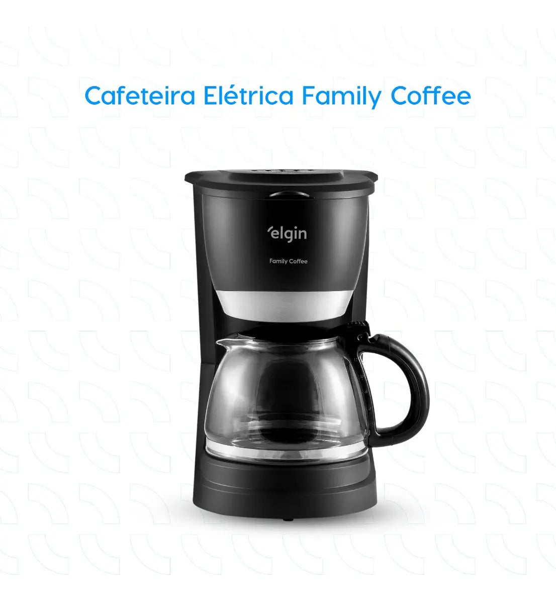 Cafeteira Elétrica Elgin Family Coffee CF300 30 Xícaras 1,2L 830W Filtro Permanente