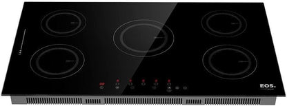Cooktop de Indução EOS ECI05EP 5 Bocas 90cm 9500W 220V Preto Painel Touch Freezone