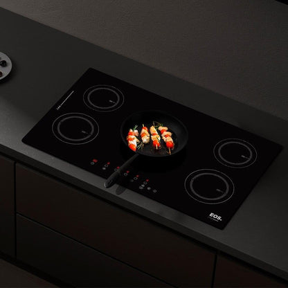 Cooktop de Indução EOS ECI05EP 5 Bocas 90cm 9500W 220V Preto Painel Touch Freezone