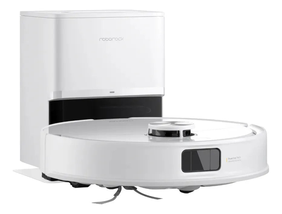 Robô Aspirador Roborock Q10 VF+ Branco 127V com Mop VibraRise 2.0 Doca Autoesvaziável Mapeamento Inteligente Wi-Fi