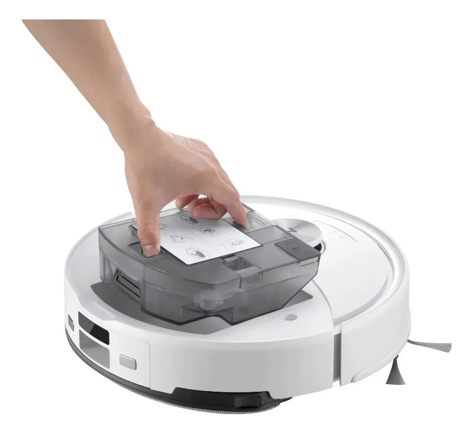 Robô Aspirador Roborock Q10 VF+ Branco 127V com Mop VibraRise 2.0 Doca Autoesvaziável Mapeamento Inteligente Wi-Fi