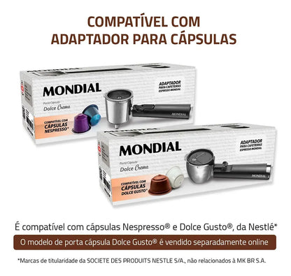 CAFETEIRA ESPRESSO MONDIAL CCL-01 20 BAR PAINEL TOUCH