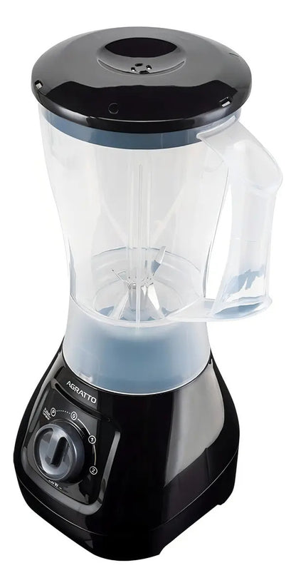 Liquidificador Agratto Forza LQLF-02 1,5L 850W 220V 2 Velocidades Função Pulsar Preto Leitoso