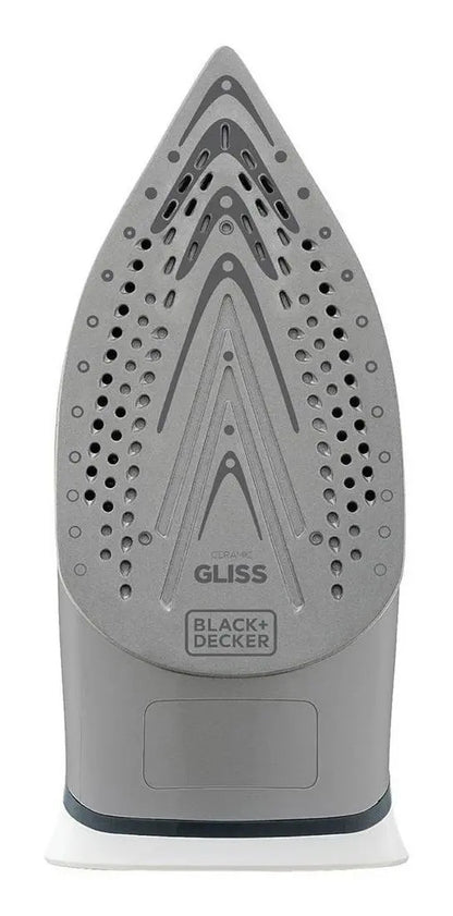 Ferro de Passar a Vapor Black+Decker FX3060-B2 220V 2000W Ceramic Gliss Azul e Branco