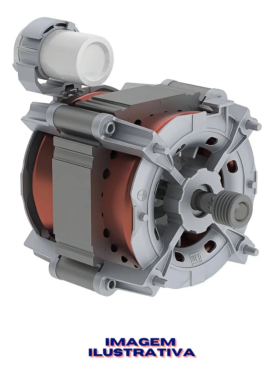 Motor Elétrico S/carcaça Monofásico 127v Tanquinho 10kg/20kg 127v