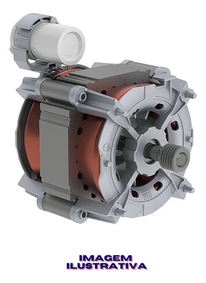Motor Elétrico S/carcaça Monofásico 127v Tanquinho 10kg/20kg 127v