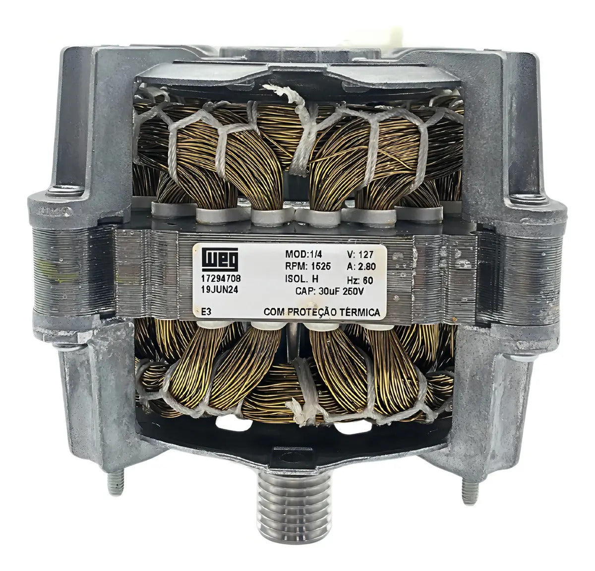 Motor Elétrico S/carcaça Monofásico 127v Tanquinho 10kg/20kg 127v