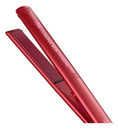 Prancha Cabelo New Lumina Red Ceramic Íon Gama Italy Bivolt Vermelha