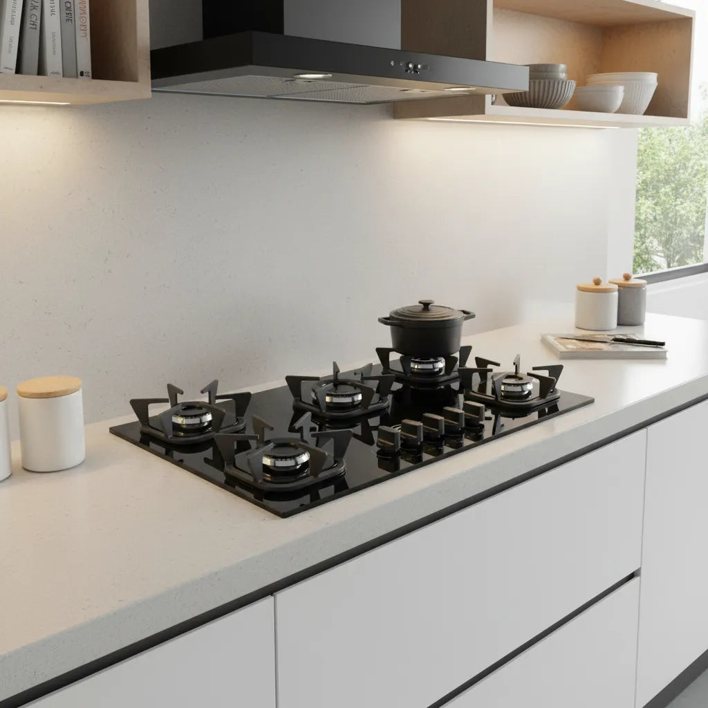 Fogão Cooktop 5 Bocas Clarice com Mega Chama Bivolt