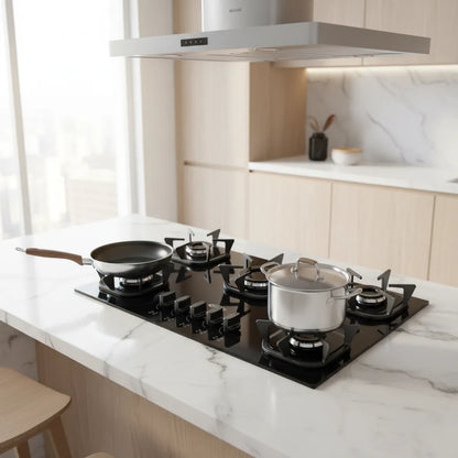 Fogão Cooktop 5 Bocas Clarice com Mega Chama Bivolt