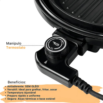 Panela Elétrica Best Maxi Grill 30cm Preto