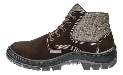 Bota de Segurança em Couro Marluvas Trekking Biqueira em Polipropileno Café