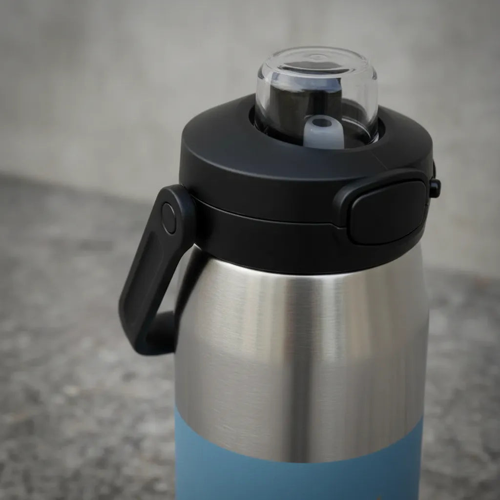 GARRAFA TÉRMICA ISOMAX DE 550ML NTK AZUL CLARO