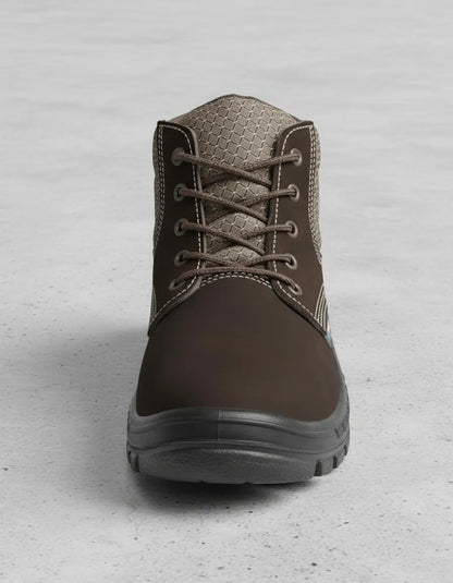 Bota de Segurança em Couro Marluvas Trekking Biqueira em Polipropileno Café