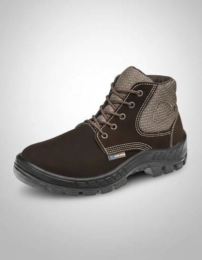 Bota de Segurança em Couro Marluvas Trekking Biqueira em Polipropileno Café