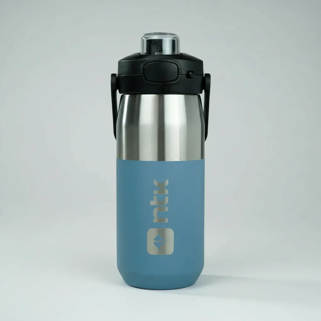 GARRAFA TÉRMICA ISOMAX DE 550ML NTK AZUL CLARO