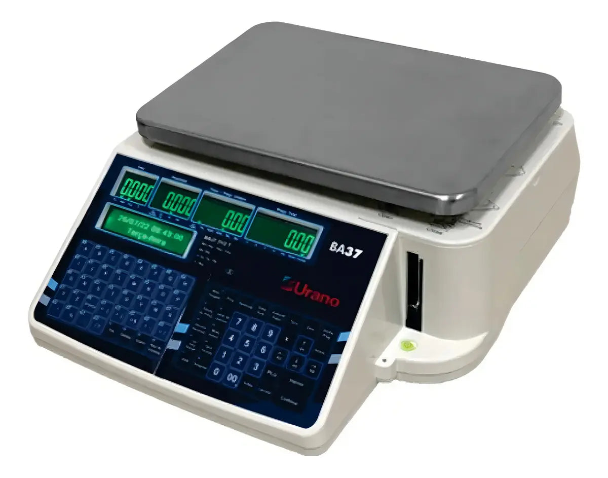 Balança Etiquetadora Urano BA37 31kg Tríplice Escala Impressora Térmica Ethernet Bivolt