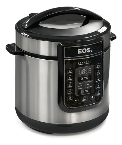 Panela De Pressão Elétrica Multiuso Digital Inox 6L EOS 127V