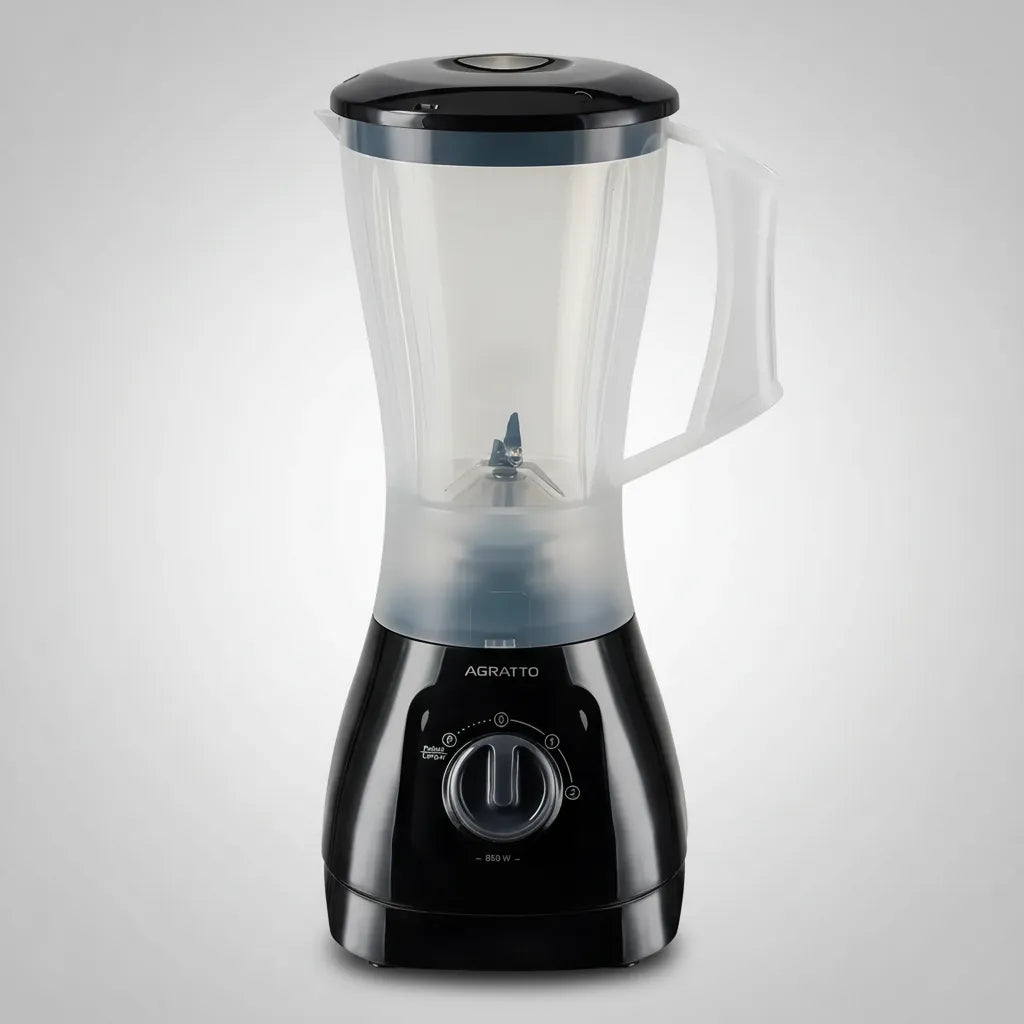 Liquidificador Agratto Forza LQLF-02 1,5L 850W 220V 2 Velocidades Função Pulsar Preto Leitoso