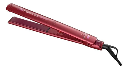 Prancha Cabelo New Lumina Red Ceramic Íon Gama Italy Bivolt Vermelha