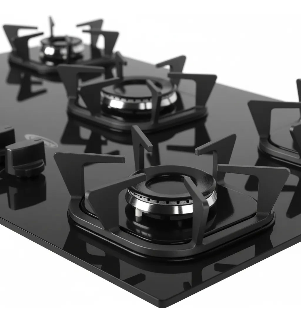 Fogão Cooktop 5 Bocas Clarice com Mega Chama Bivolt