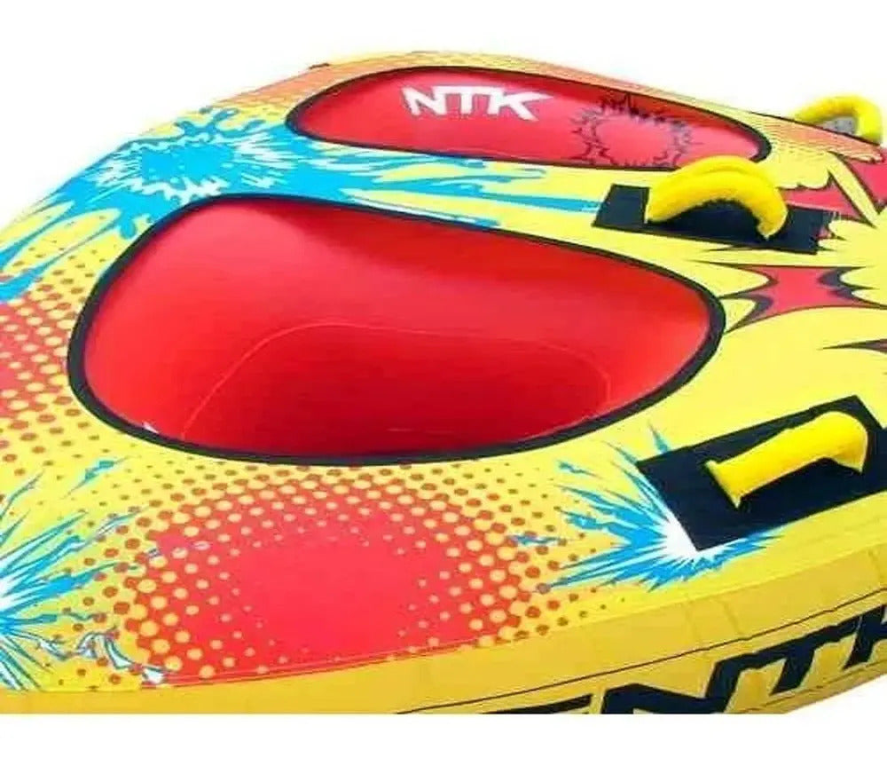 Boia Rebocável Jet Duo Nautika 1,75m Inflável 2 Pessoas