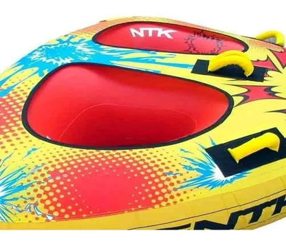 Boia Rebocável Jet Duo Nautika 1,75m Inflável 2 Pessoas
