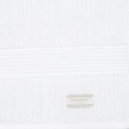 Kit Jogo De Toalhas Buddemeyer 4 Peças Branco Banhão Fio Penteado 100% Algodão