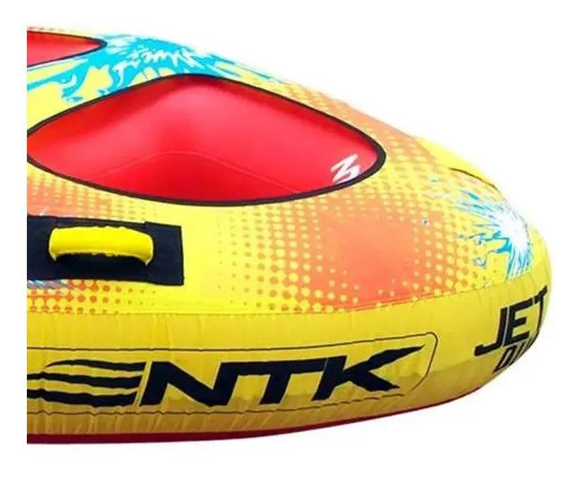 Boia Rebocável Jet Duo Nautika 1,75m Inflável 2 Pessoas