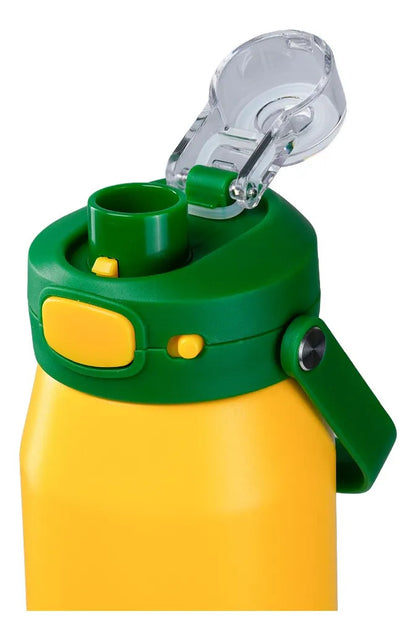 Garrafa Térmica Isomax NTK 750ml Aço Inox Amarela Parede Dupla