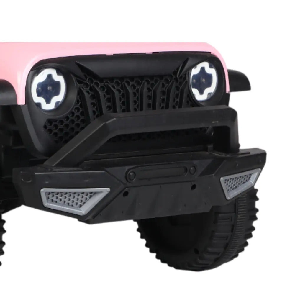 Jipe Elétrico Infantil Bang Toys Adventure V12 12V com Controle Remoto Bluetooth USB LED