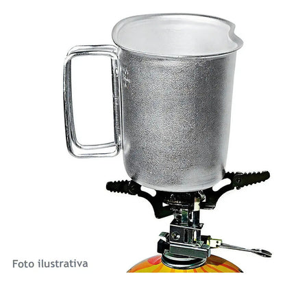 Caneca Para Cantil Guepardo 530ml Alumínio Leve Camping Trilha