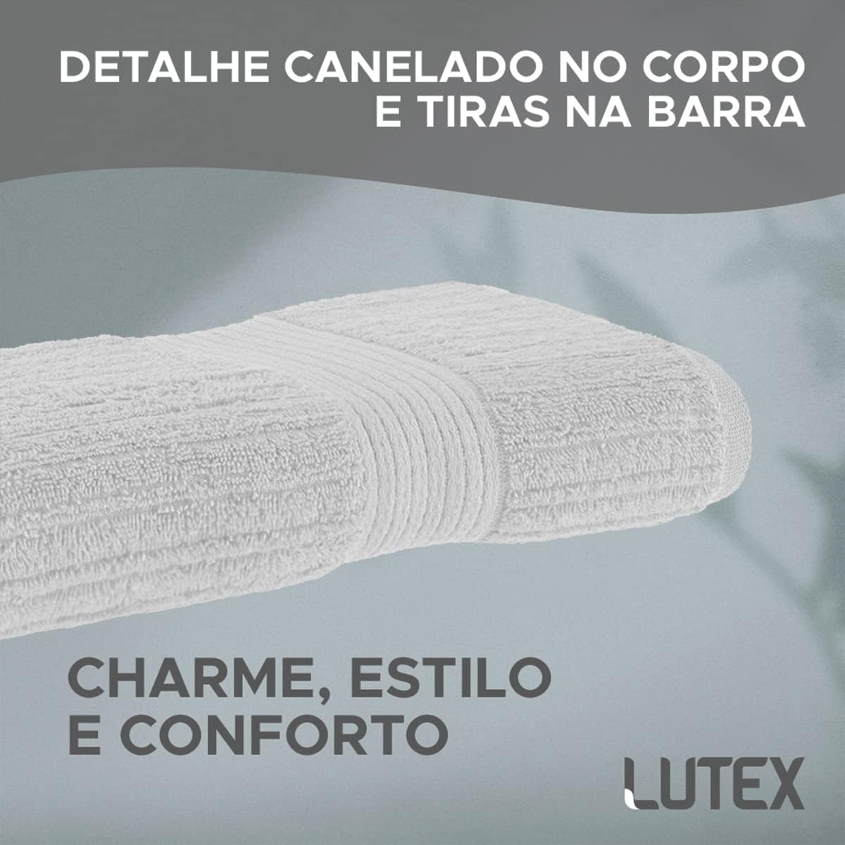 Kit Jogo De Toalhas Buddemeyer 4 Peças Branco Banhão Fio Penteado 100% Algodão