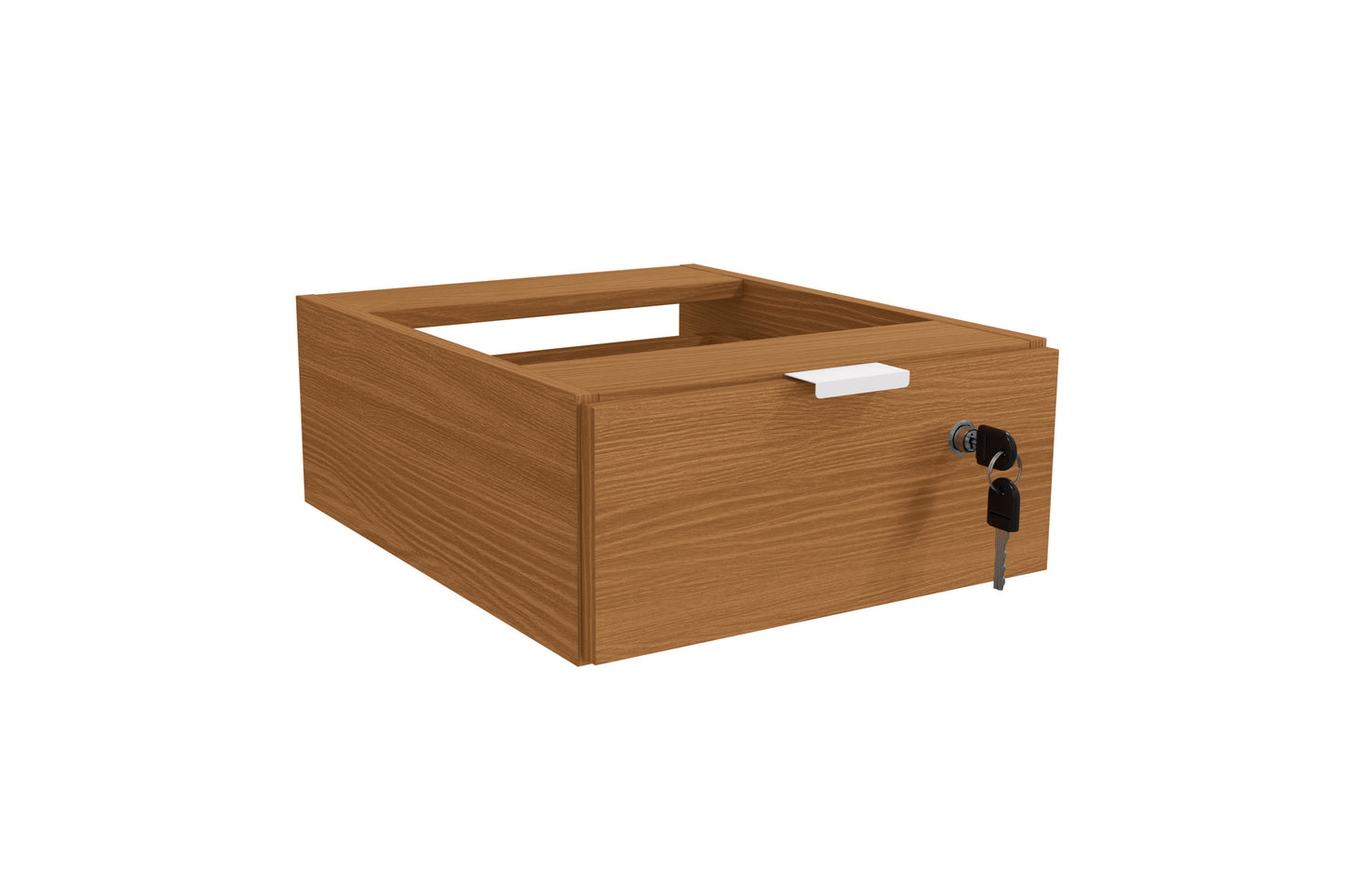 Gaveteiro De Mesa Kappesberg 1 Gaveta Com Chave Li005 Freijó