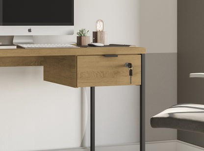 Gaveteiro De Mesa Kappesberg 1 Gaveta Com Chave Li005 Freijó