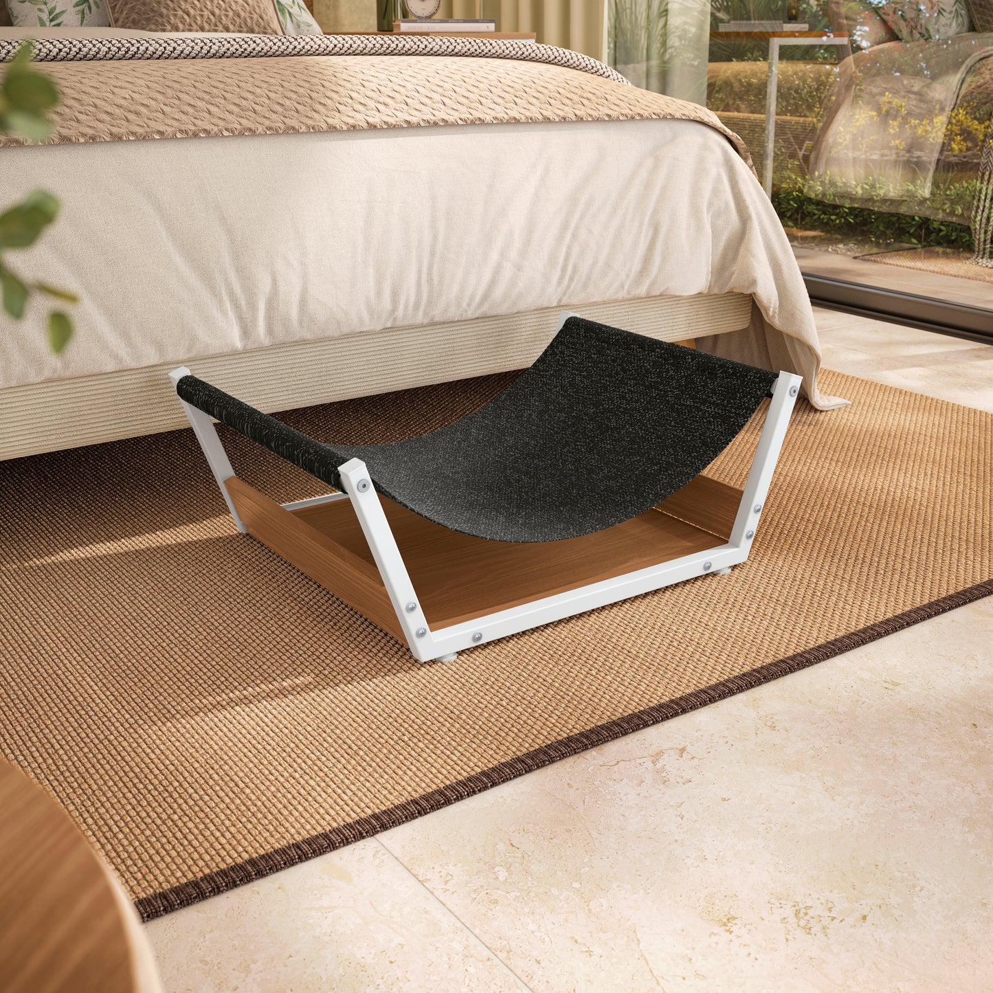 Cama Pet Canela Branco Kappesberg Para Cães e Gatos