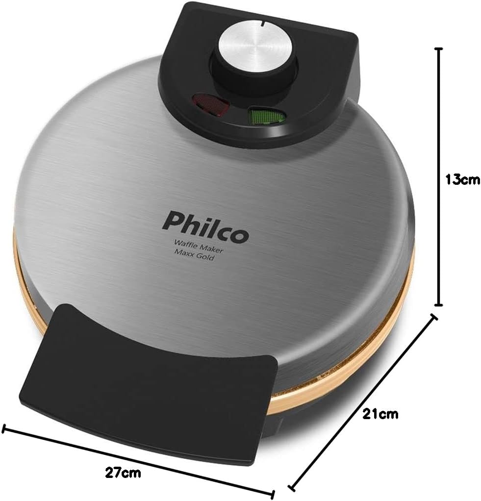 Máquina De Waffle PWM02A PHILCO 850W Antiaderente 127V